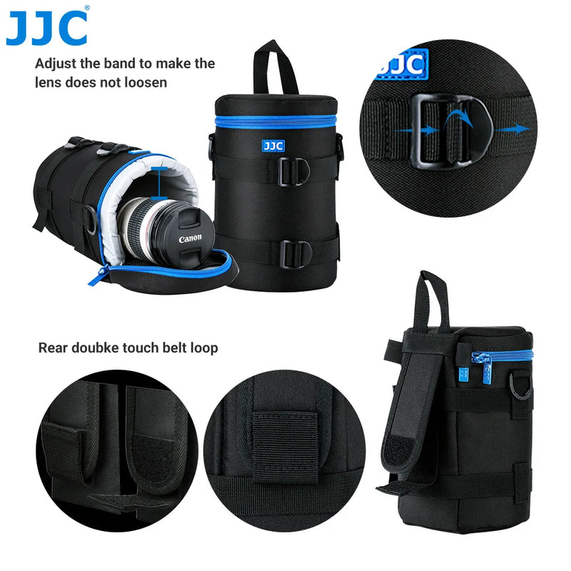 Waterproof Camera Lens Bag Pouch Case for DSLR and Mirrorless Cameras Photography Shoulder Bag