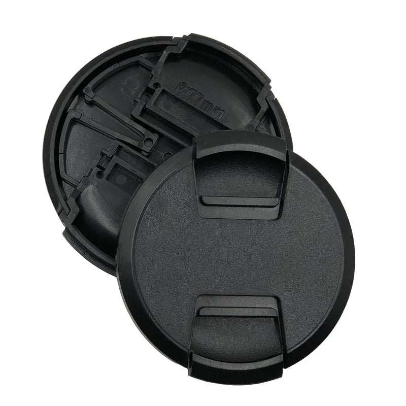 YNNIWA Center Pinch Snap-On Lens Cap – 40.5mm to 82mm for Canon, Nikon, Sony, Fuji, Sigma, and More