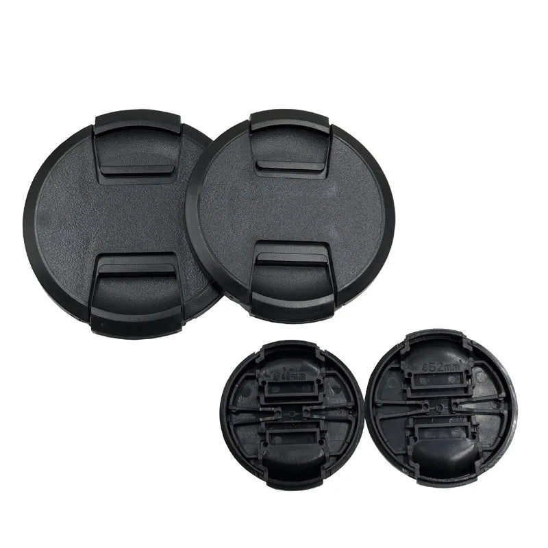 YNNIWA Center Pinch Snap-On Lens Cap – 40.5mm to 82mm for Canon, Nikon, Sony, Fuji, Sigma, and More