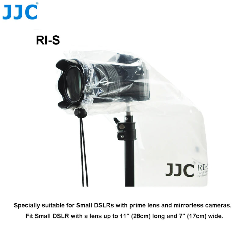 JJC 2-Pack Waterproof Camera Cover – Rain & Dust Protection for Canon, Nikon, Sony, Panasonic DSLR