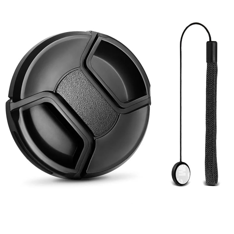 CHOHO Camera Lens Cap with Anti-Lost Rope – Protection Cover for 52mm-82mm Lenses