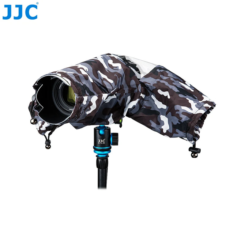 JJC Waterproof Camera Rain Cover for DSLR – Rain & Dust Protection for Canon, Nikon, Sony, Olympus