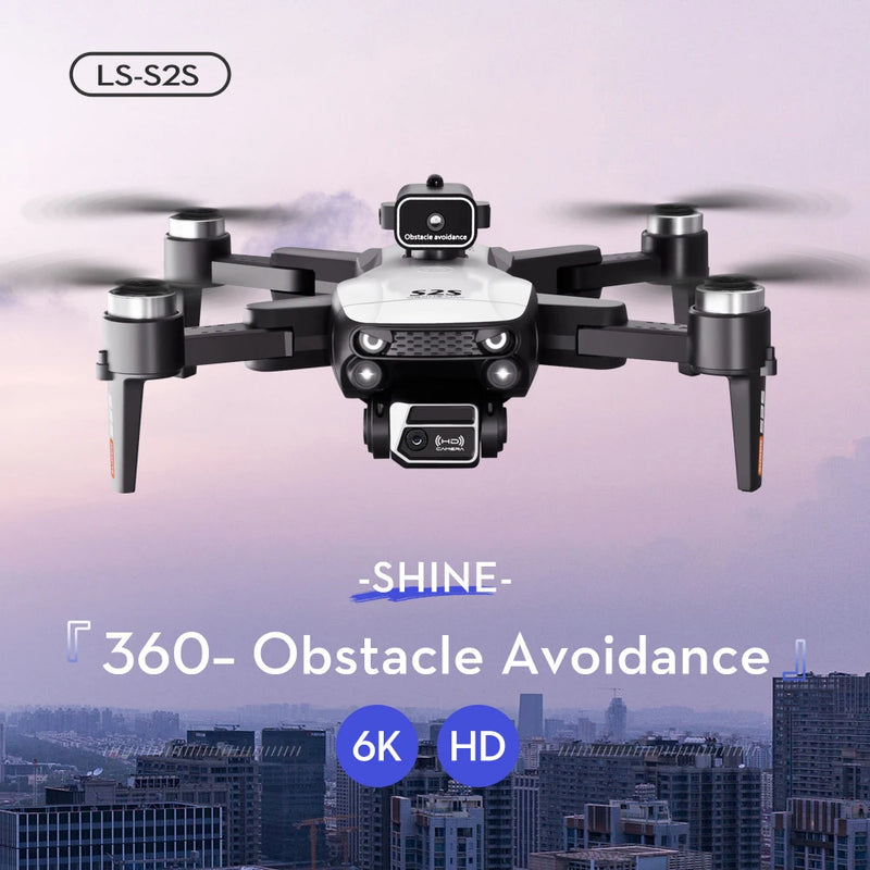 S2S 8K Professional Drone – Dual Camera, Brushless Motor, 25 Min Flight & Obstacle Avoidance