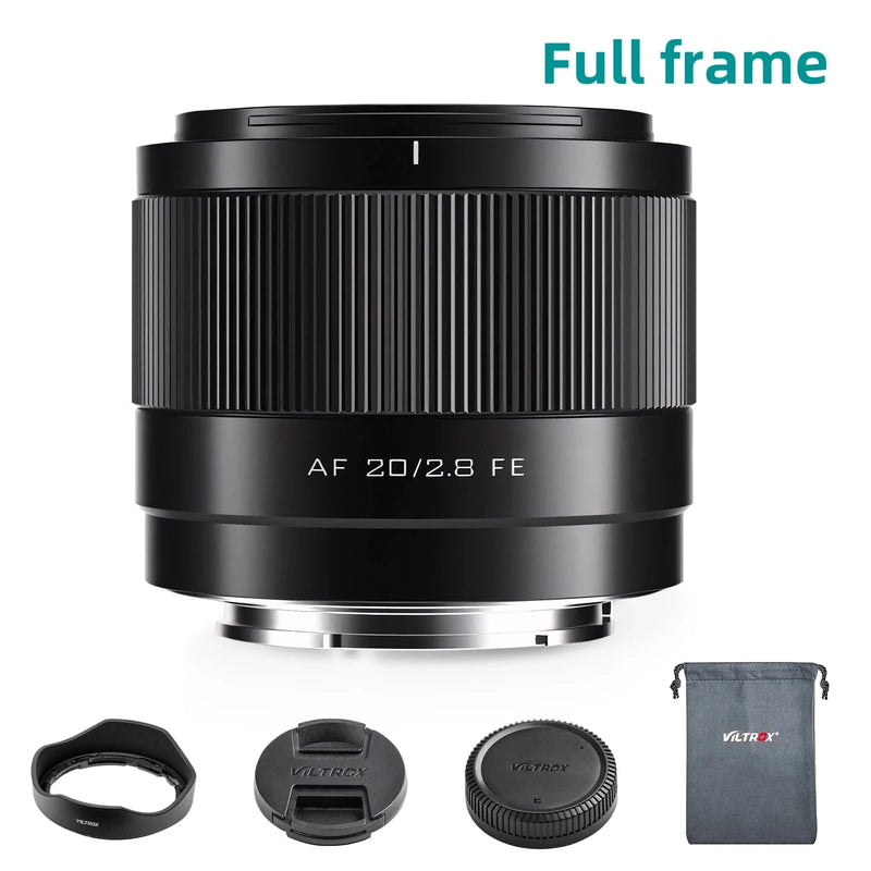 VILTROX 20mm F2.8 Ultra-Wide Angle Lens for Sony E-Mount and Nikon Z-Mount Full-Frame Cameras