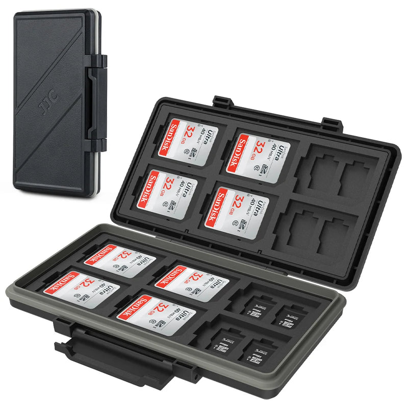 Memory Card Case for SD and Micro SD Cards – High-Capacity Waterproof and Shockproof Storage Box