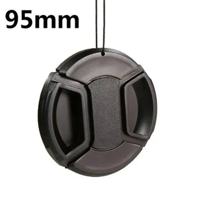 MLLSE Camera Lens Cap with Anti-Lost Cord – Snap-On Cover for 37mm-95mm Lenses