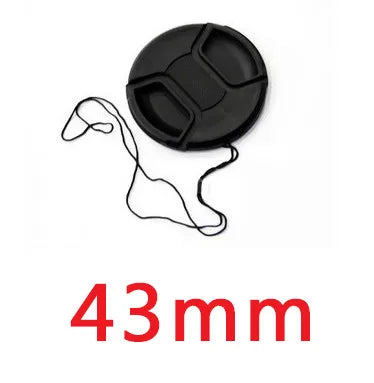 MLLSE Camera Lens Cap with Anti-Lost Cord – Snap-On Cover for 37mm-95mm Lenses