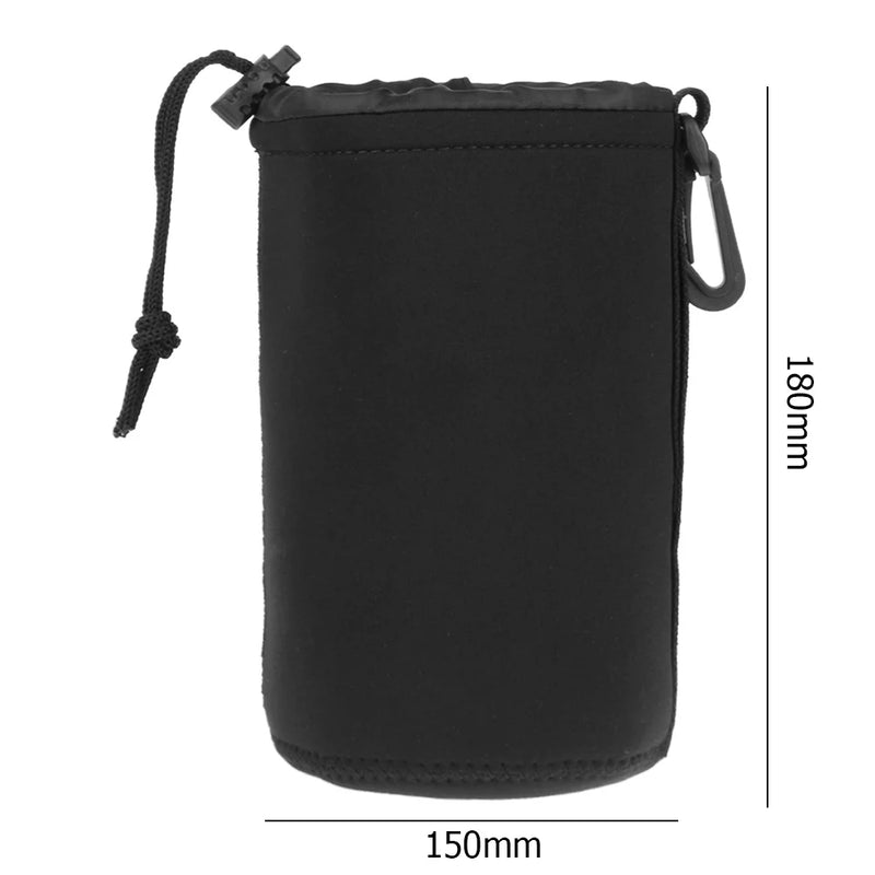 VODOOL Waterproof Neoprene Camera Lens Pouch – Soft Protective Bag for Canon, Sony, DSLR Lenses