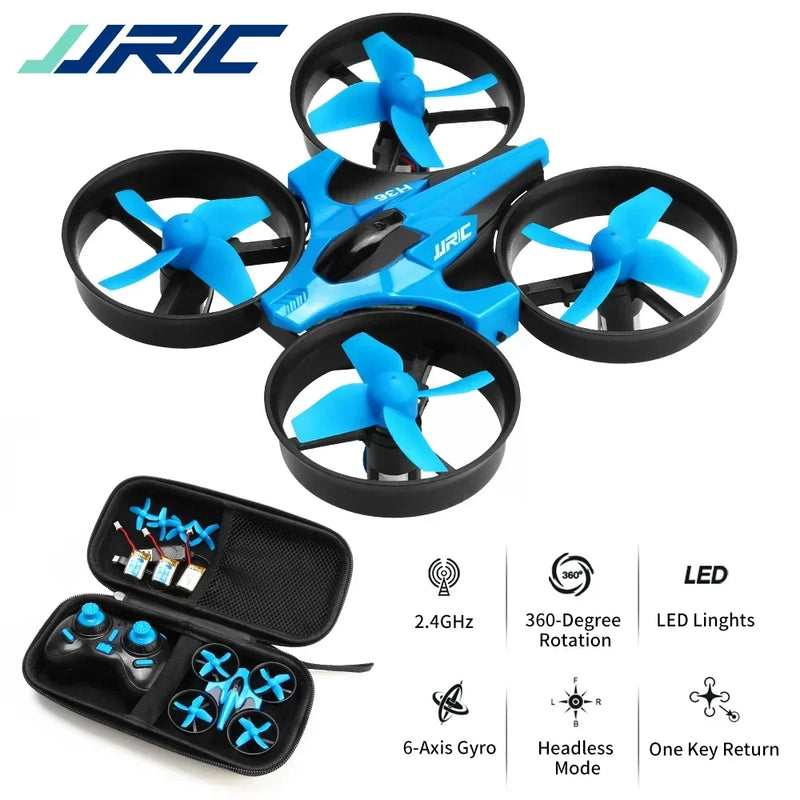 JJRC H36 Mini RC Drone – 6-Axis Gyro, Headless Mode, 360° Flip, One-Key Return, Kids' Quadcopter Toy