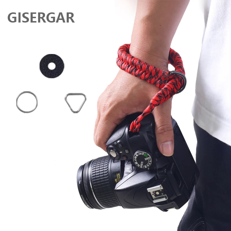 GISERGAR Handmade Woven Camera Wrist Strap for Canon, Nikon, Sony, Fujifilm, Leica, Olympus