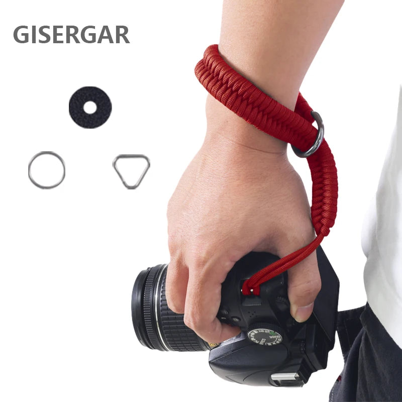 GISERGAR Handmade Woven Camera Wrist Strap for Canon, Nikon, Sony, Fujifilm, Leica, Olympus