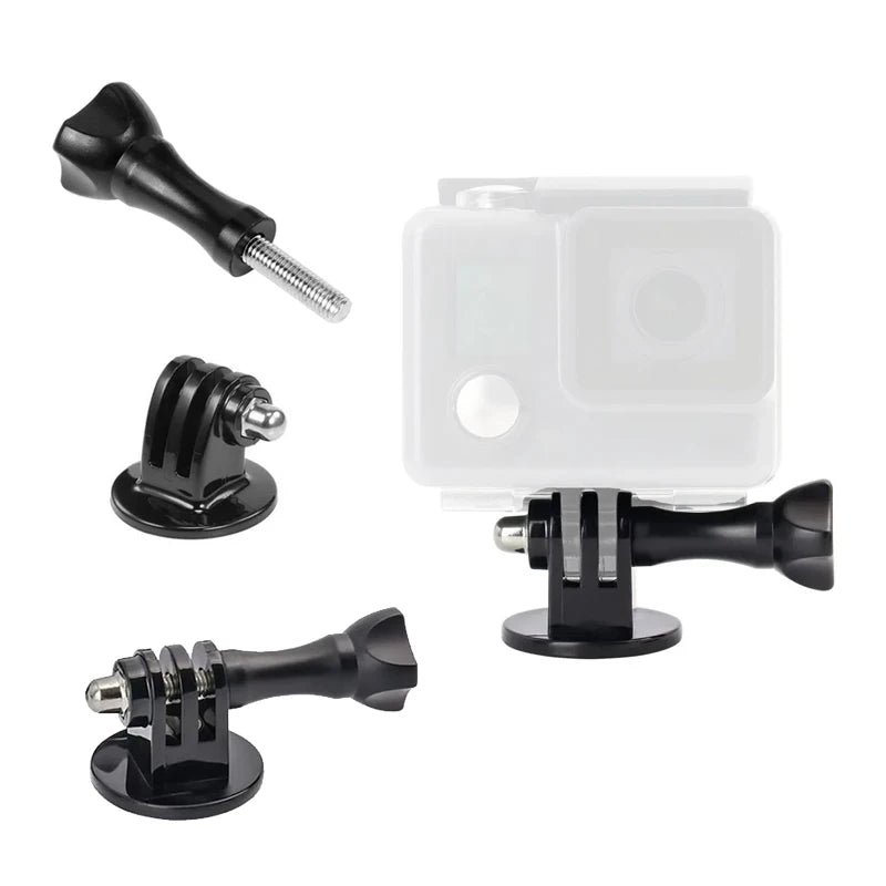 EXSKOF Tripod Mount Adapter & Quick Release for GoPro Hero 12/11/10/9, Insta360, DJI Osmo