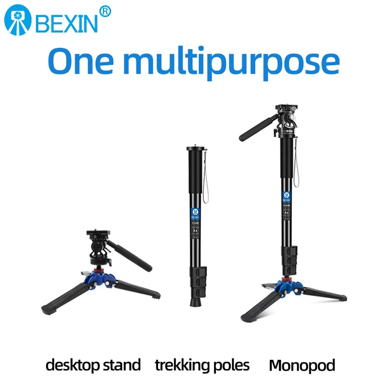 Lightweight Monopod Aluminium DSLR Camera Tripod Camera Mount Adapter Monopod For Nikon Sony Camera