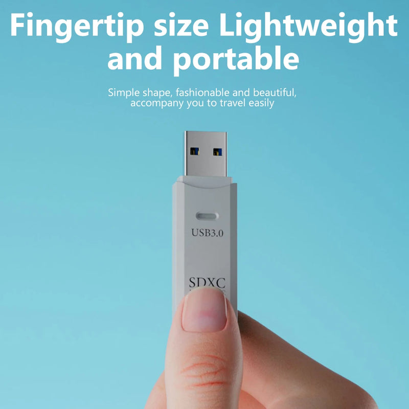 ELOUGH 2-in-1 USB 3.0 Card Reader – High-Speed Micro SD & TF Memory Card Adapter for PC & Laptop