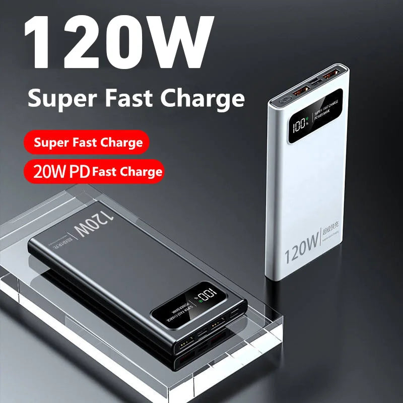 Xiaomi 200000mAh 120W Power Bank – Super Fast Charging, Portable Battery for iPhone, Samsung & More