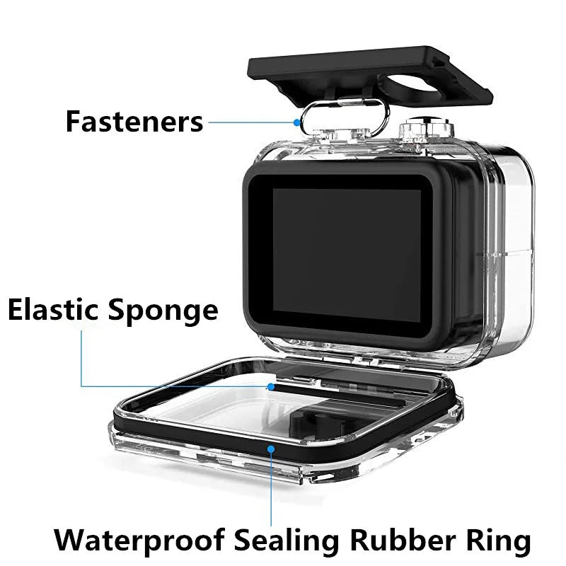 60M Waterproof Case for GoPro Hero 13/12/11/10/9 – Underwater Diving Housing Cover