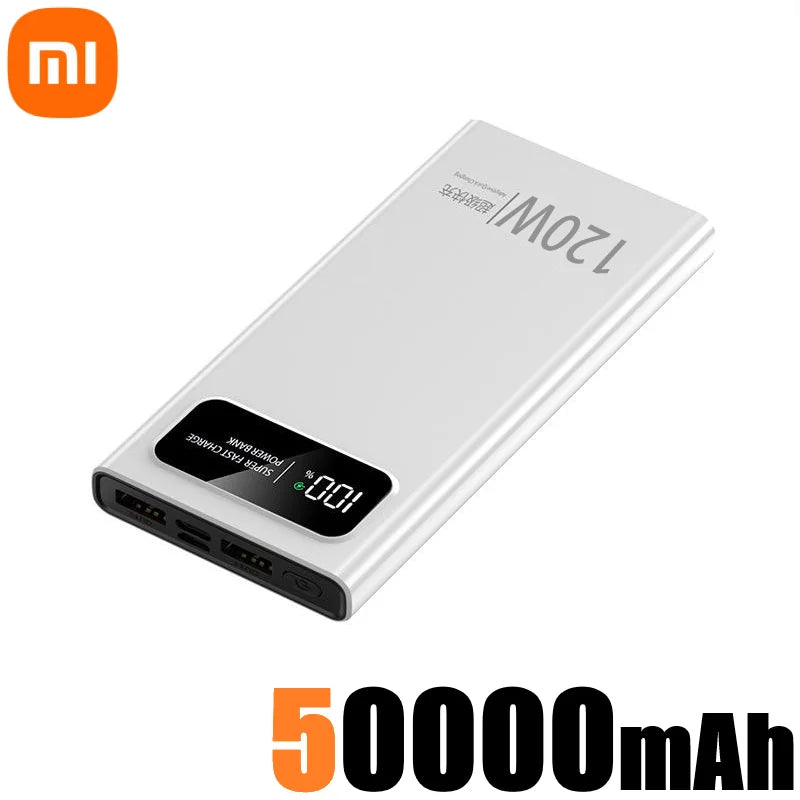 Xiaomi 200000mAh 120W Power Bank – Super Fast Charging, Portable Battery for iPhone, Samsung & More