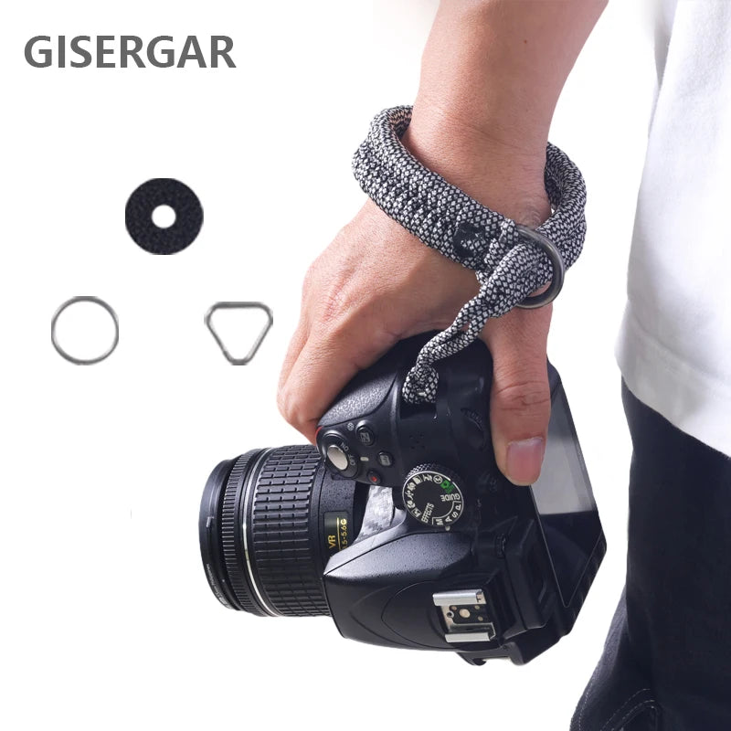 GISERGAR Handmade Woven Camera Wrist Strap for Canon, Nikon, Sony, Fujifilm, Leica, Olympus