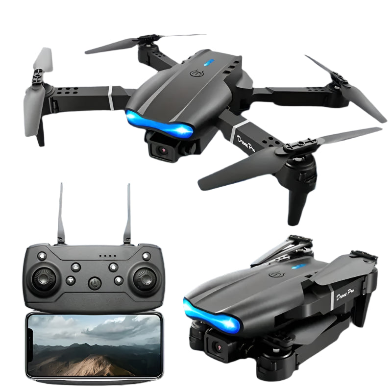 KBDFA E99 Pro 4K Dual-Camera Drone – Foldable WiFi FPV Quadcopter, Altitude Hold, One-Key Takeoff