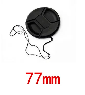 MLLSE Camera Lens Cap with Anti-Lost Cord – Snap-On Cover for 37mm-95mm Lenses