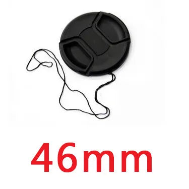 MLLSE Camera Lens Cap with Anti-Lost Cord – Snap-On Cover for 37mm-95mm Lenses