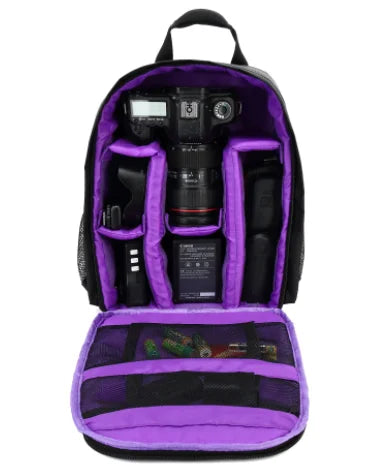 Erilles Waterproof Camera Backpack – Multi-Functional DSLR Bag for Sony, Nikon, Canon