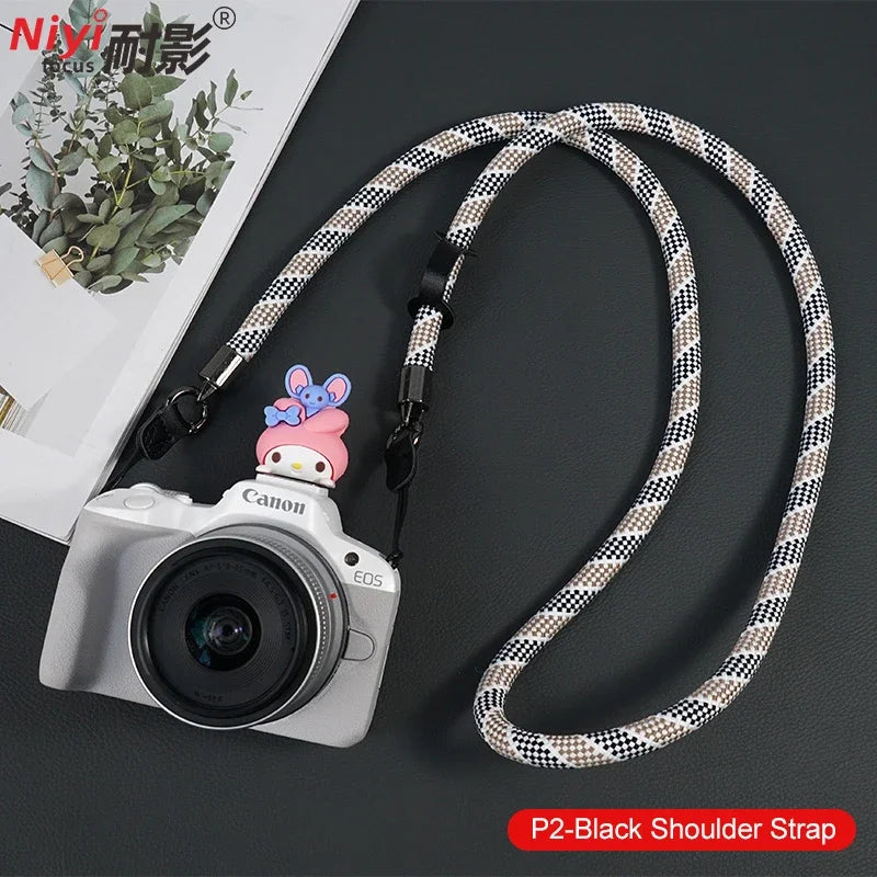 Camera Shoulder Strap for Nikon, Canon, Sony, Fujifilm, Leica – Adjustable Neck Lanyard