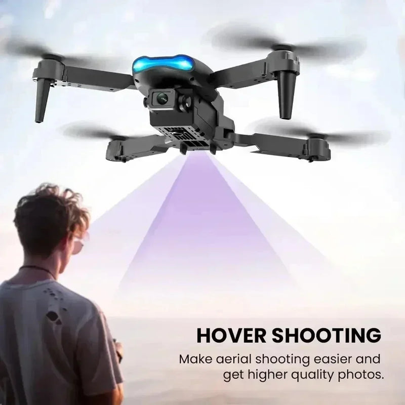 E99 Pro 4K Drone – Dual Camera, Quadcopter, WiFi FPV, Altitude Hold, One-Key Takeoff, 360° Flip