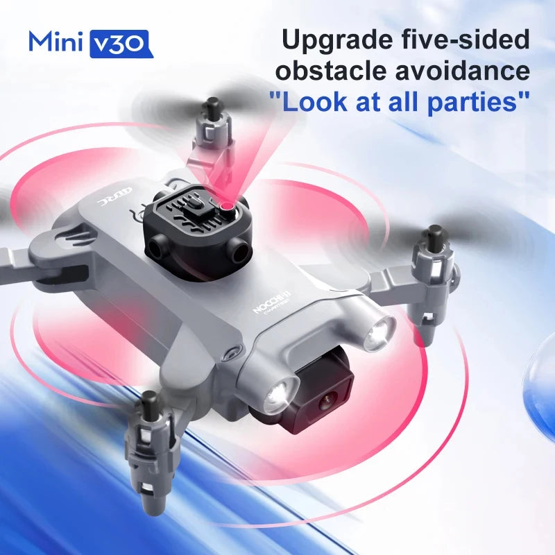 Xiaomi 4DRC V30 Mini Drone 8K HD FPV – Obstacle Avoidance, 360° Roll, GPS, Foldable Quadcopter