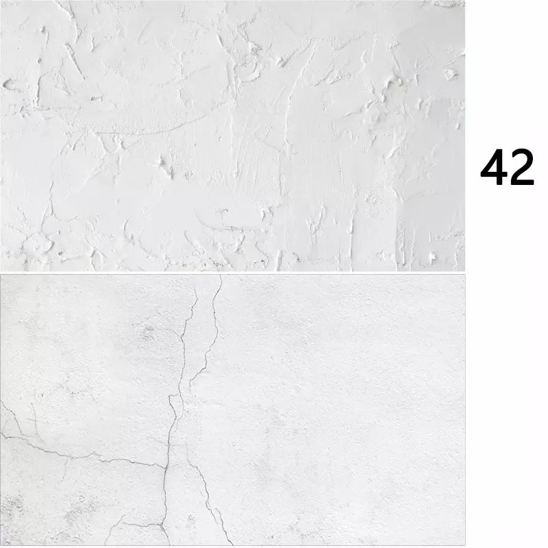 Double-Sided Marble Photography Backdrops 57x87cm Waterproof Photo Studio Props Wood Grain