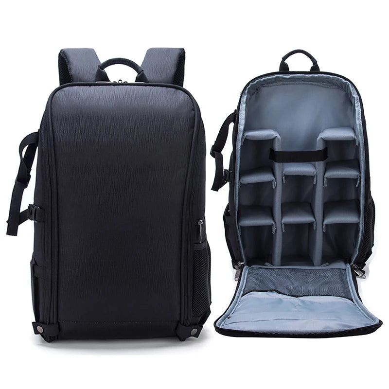 Large Capacity Waterproof Camera Backpack – DSLR/SLR Photo Bag with Tripod Holder & Rain Cover