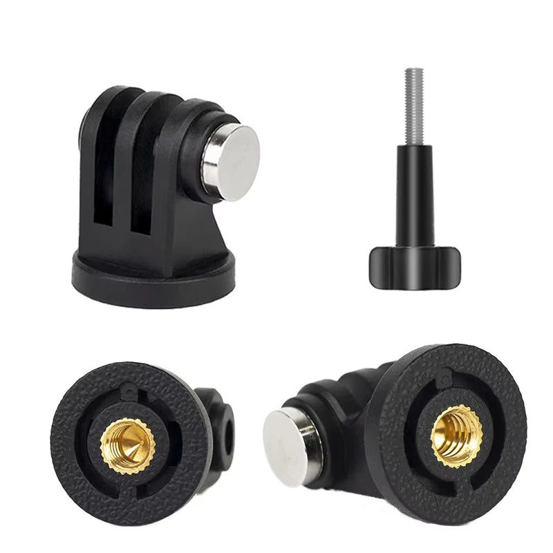 Tripod Adapter Mounts for GoPro, DJI, Insta360, Sjcam – 1/4"-20 Screw for Tripods & Accessories