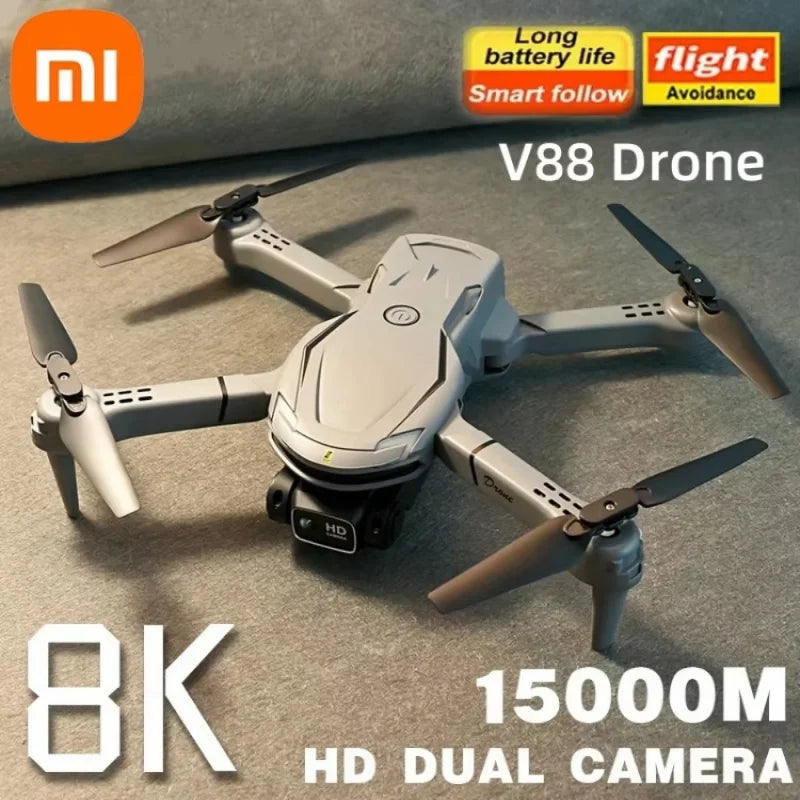 XIAOMI MIJIA V88 Drone 8K HD Dual Camera with 1500m Range, 5G WiFi, and 45-Minute Flight Time