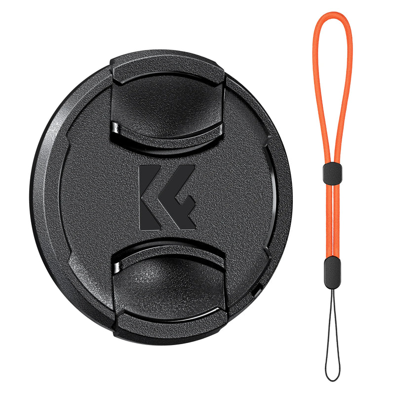 K&F Concept Camera Lens Cap – Snap-On Cover for 49mm-82mm Lenses