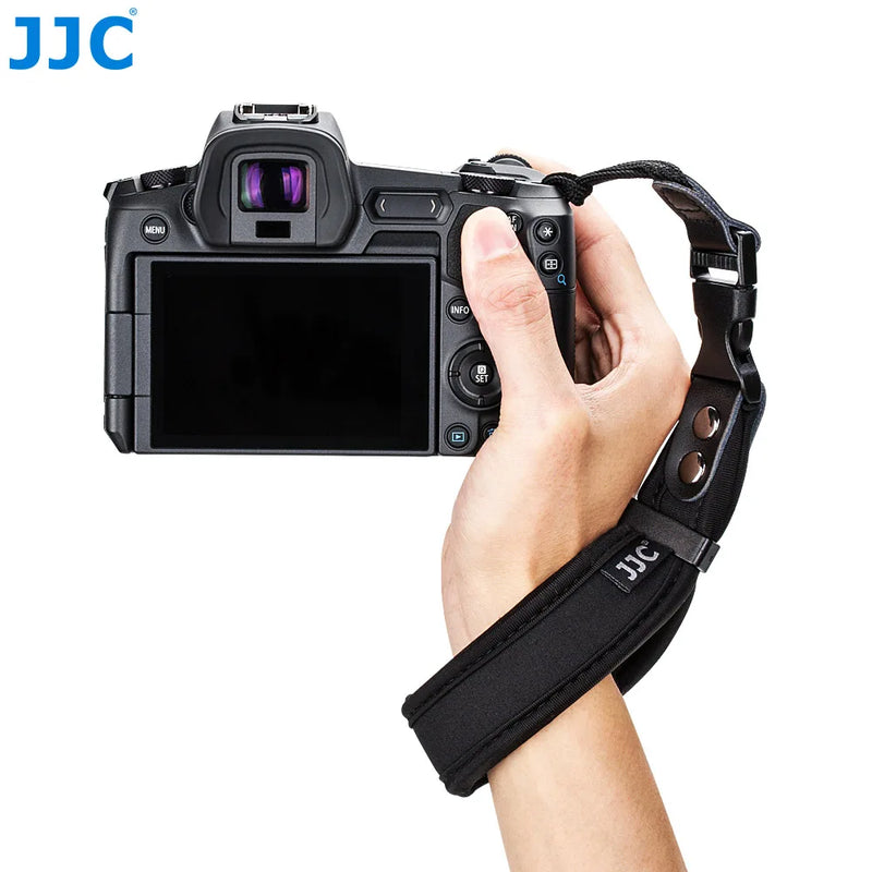 Adjustable Neoprene Camera Hand Strap with Quick Release for Olympus, Fuji, Nikon, Sony, and More