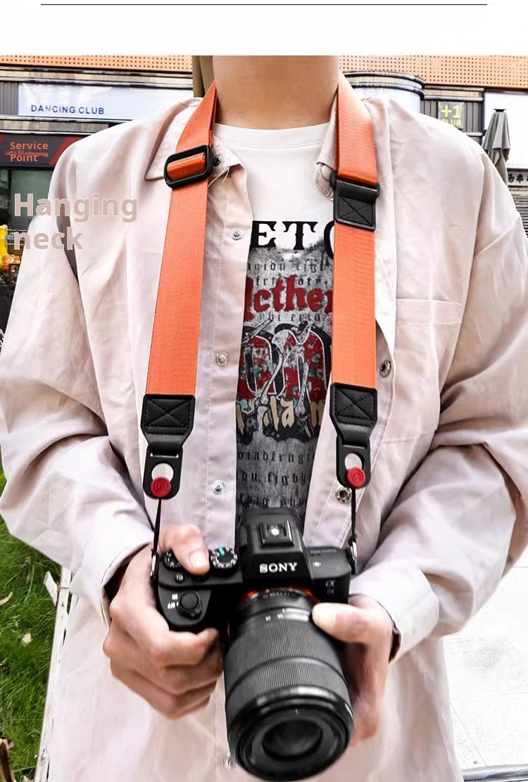 Multifunctional Camera Shoulder Strap Quick Release Belt For DSLR and Mirrorless Cameras