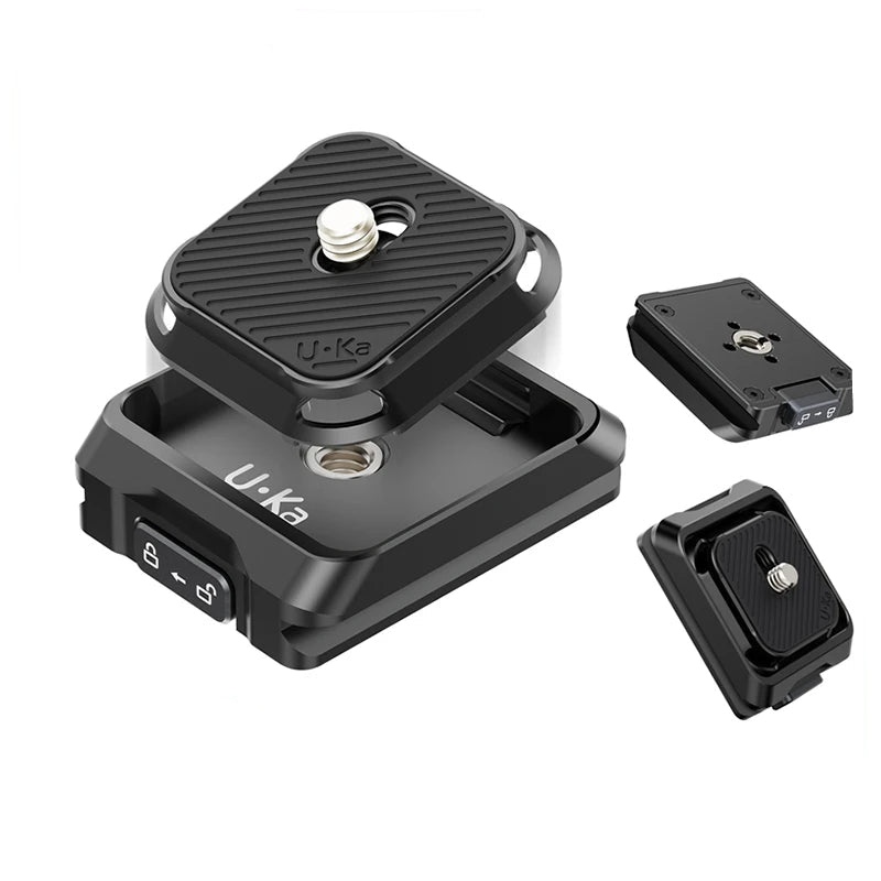 Ulanzi UKA01 Quick-Release Plate & Base Kit – Compatible with Uka & F38 Plates for Tripod Mounts