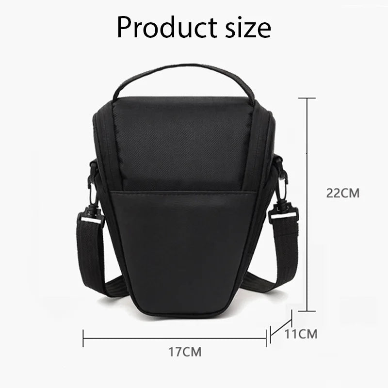 XMSJ Waterproof Nylon Camera Shoulder Bag – Compact DSLR & Mirrorless Camera Case for Nikon, Canon