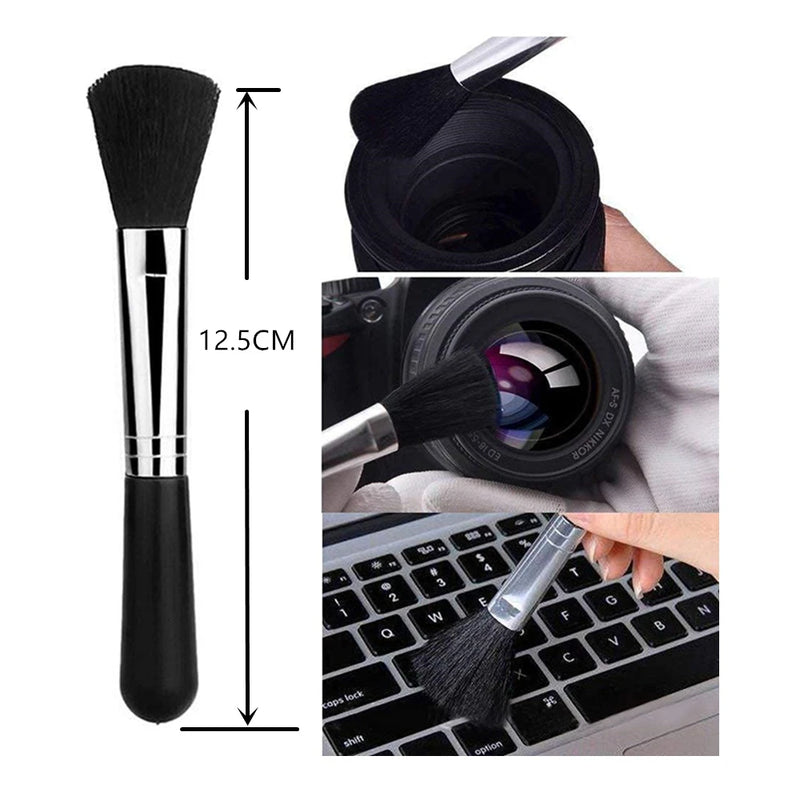 5-in-1 Camera Cleaning Kit – Air Blower, Lens Pen, Brush, Cloth, and Bag for DSLR & Screens