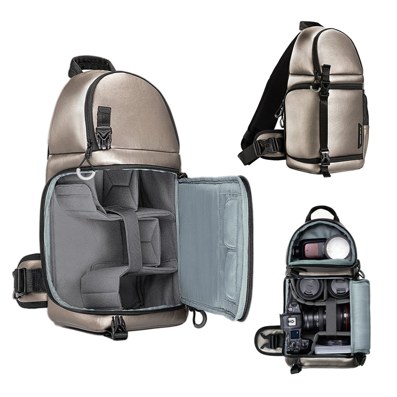 K&F Concept Camera bag Photography Backpack 10L Waterproof Camera Sling Backpack DSLR/SLR Camera Case Photography Bags