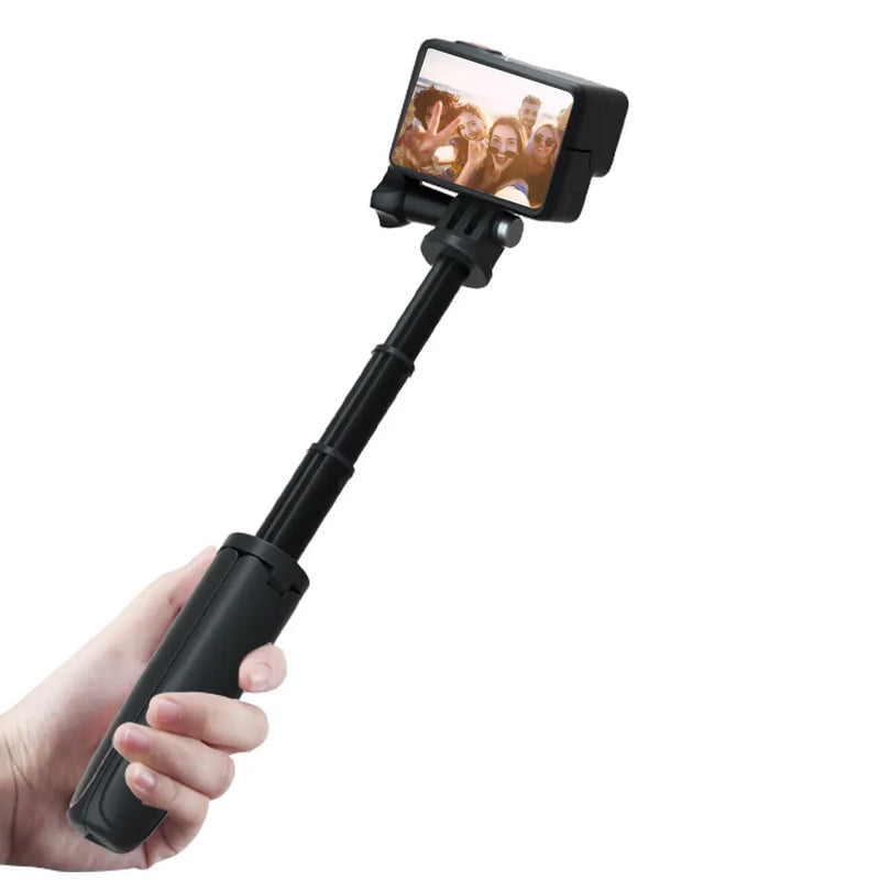 HONGDAK Foldable Vlog Tripod & Mini Portable Monopod – For GoPro Hero 11/10, Osmo Action, and More