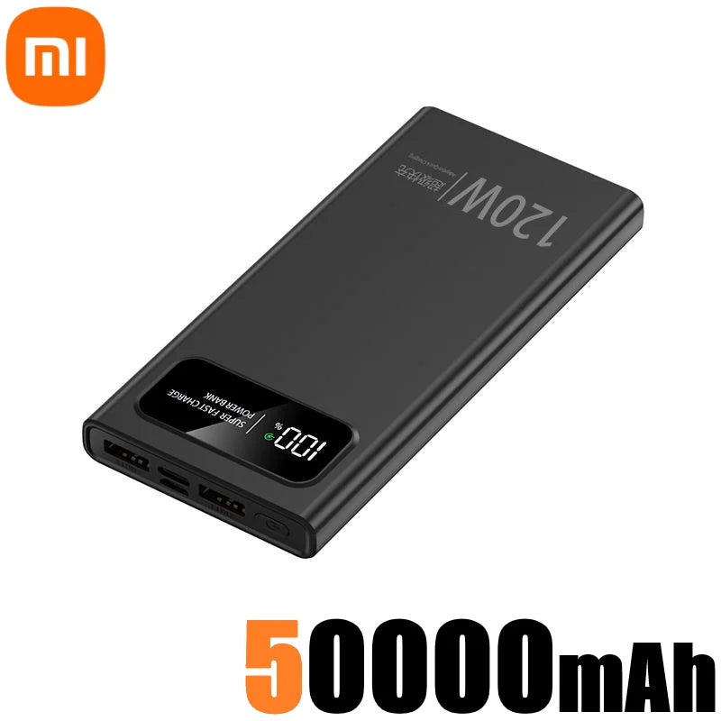 Xiaomi 200000mAh 120W Power Bank – Super Fast Charging, Portable Battery for iPhone, Samsung & More