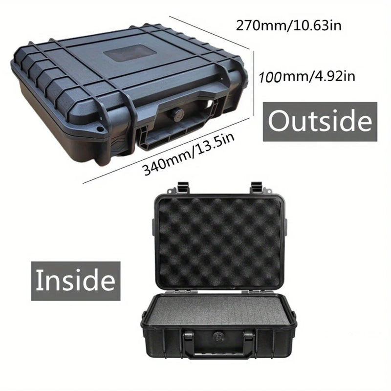 Waterproof Hard Carry Case with Pre-Cut Sponge – Durable Storage Solution for Tools and Equipment