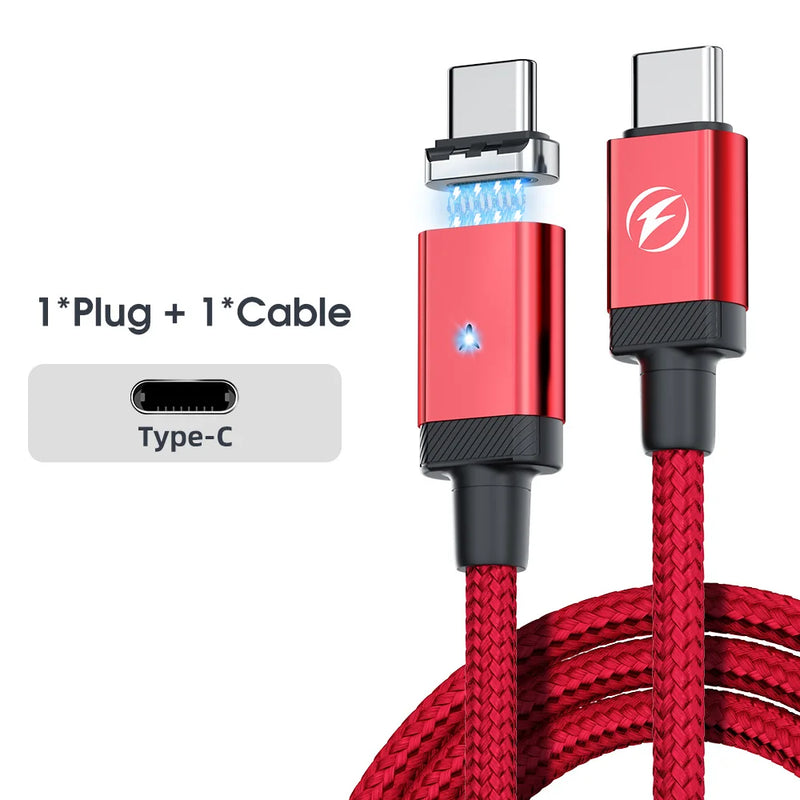 FONKEN 65W Magnetic USB-C PD Cable for Fast Charging Android Phones & Tablets