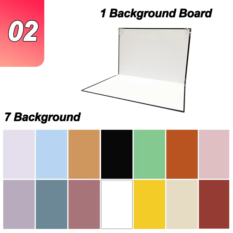 42x30cm Photography Backdrop Board 7 Pcs 2 Sided Photo Background Set 14 Wood Grain Waterproof Props