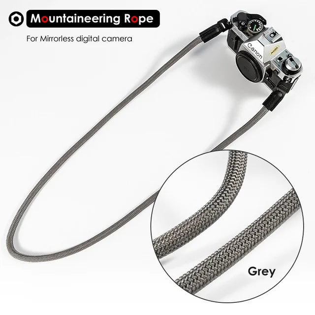 LIGHTROW Nylon Rope Camera Shoulder Neck Strap – Durable 100cm Belt for Mirrorless Cameras