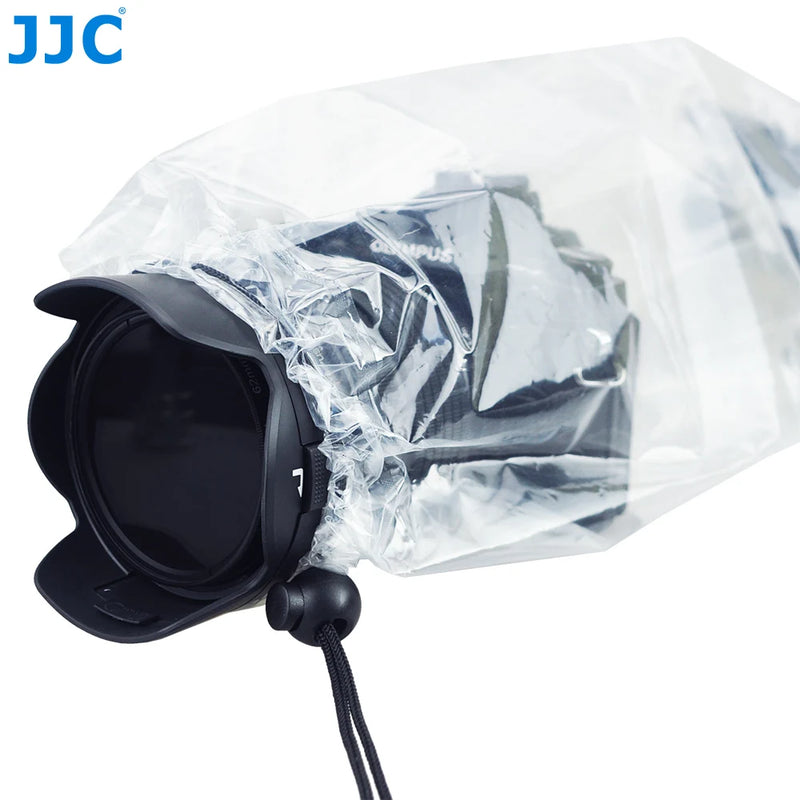 JJC 2-Pack Waterproof Camera Cover – Rain & Dust Protection for Canon, Nikon, Sony, Panasonic DSLR