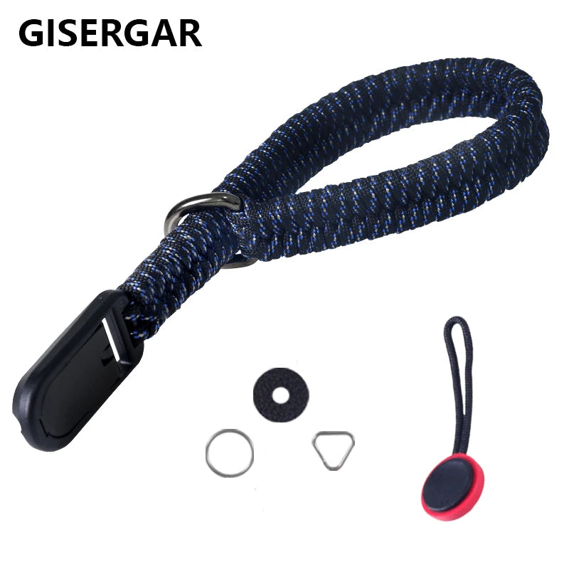 GISERGAR Hand-Woven Camera Wrist Strap – Adjustable Quick Release Shoulder & Neck Rope for DSLR