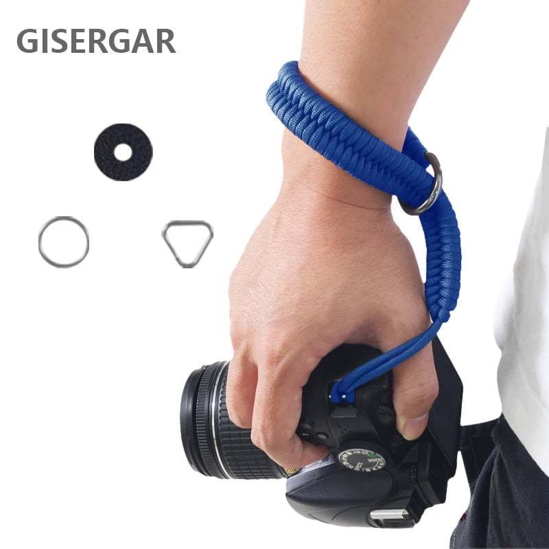 GISERGAR Handmade Woven Camera Wrist Strap for Canon, Nikon, Sony, Fujifilm, Leica, Olympus