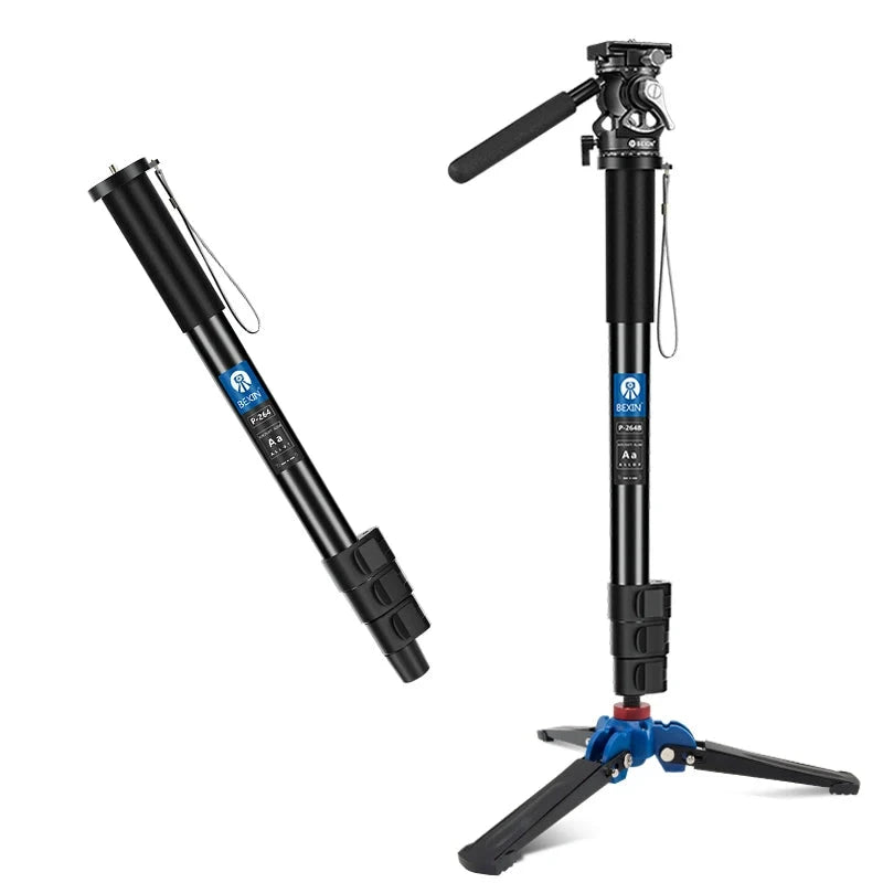 Lightweight Monopod Aluminium DSLR Camera Tripod Camera Mount Adapter Monopod For Nikon Sony Camera